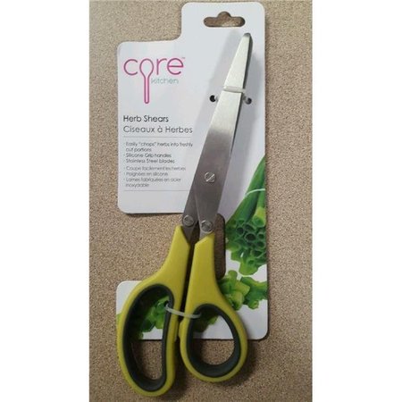 Core Home Core Home 220756 Kitchen Herb Scissors; Lime Green 220756